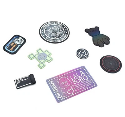 ป้ายแท็กแพทช์ยางซิลิโคน Pvc 3D